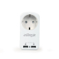 Preview: EnerGenie Zwischenstecker mit integriertem USB-Ladegerät