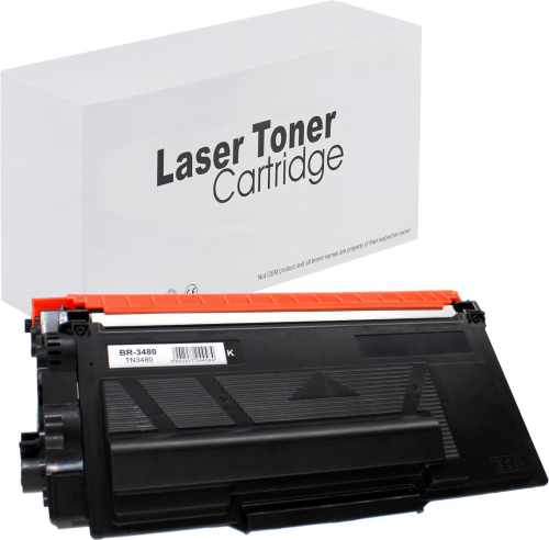 Kompatibler TN-3480 Toner für Brother Schwarz 8.000 Seitenleistung