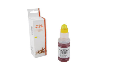 Tintenflasche, kompatibel zu Canon GI-50 Yellow (3405C001)