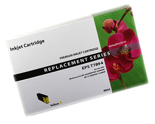 Kompatible T7894XL Epson Premium Tintenpatrone Yellow 40ml