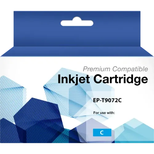Kompatible T9072 Epson Premium Tintenpatrone Cyan C13T90724N