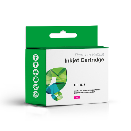Rebuilt T-1633xl Magenta Premium Tintenpatrone zu Epson ersetzt C13T16334012