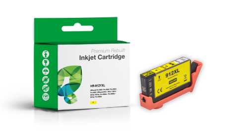 Kompatible HP 912xl Rebuilt Premium Tintenpatrone Yellow