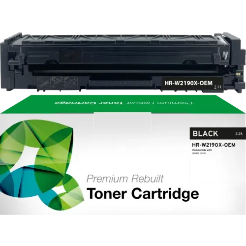 Recycelter W2190X Premium HP Toner Schwarz Nr. 219X