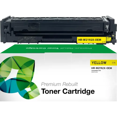 Recycelter W2192X Premium HP Toner Yellow Nr. 219X