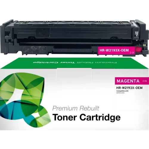 Recycelter W2193X Premium HP Toner Magenta Nr. 219X