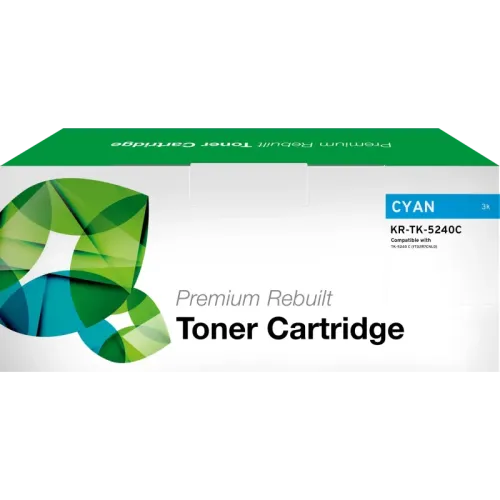 Recycelter TK-5240 Premium Toner Cyan für Kyocera 1T02R7CNL0