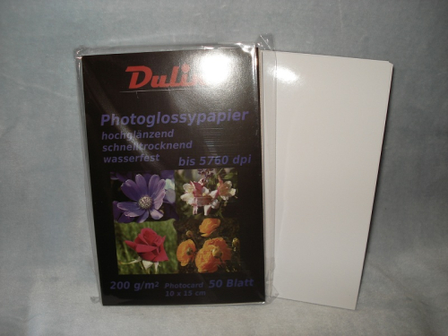 Dunlin Photocard ( Fotokarten ) 10x15cm 200/240g/m² 50 Blatt hochglänzend