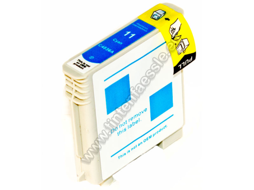 Rebuilt Premium HP 11XL Druckkopfpatrone Cyan 35ml, ersetzt C4811A