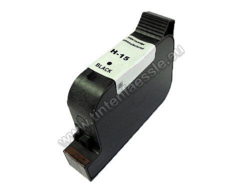 Recycelte HP 15 Premium Druckkopfpatrone Schwarz 45ml Inhalt ersetzt C6615DE