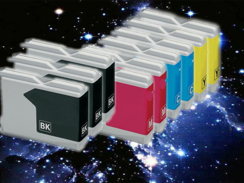 Multipack, 9 kompatible Brother Druckerpatronen LC 1000xxl, mit 37ml Inhalt je Patrone, ersetzt die Brother LC1000BK/C/M/Y