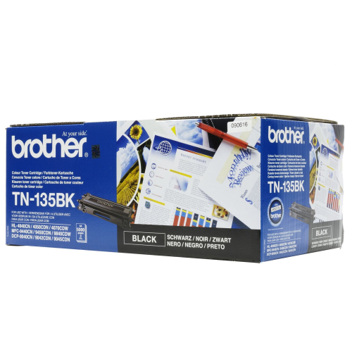 Original TN-135 Brother Toner Schwarz