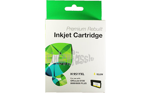 Recycelte HP 951xl Premium Tintenpatrone Yellow ersetzt CN048AE
