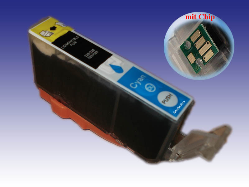 Pixma Mg 5150 ersetzt CLI-526C Canon: Patrone für CANON cyan mit CHIP