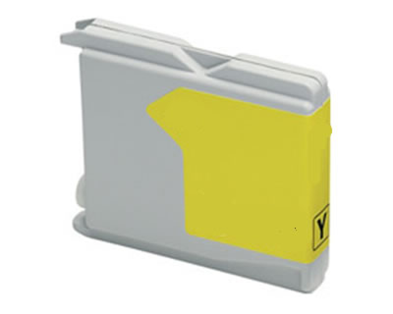 Brother LC 1000xxl yellow, kompatible Druckerpatrone mit 37ml Inhalt, ersetzt die Brother LC1000Y