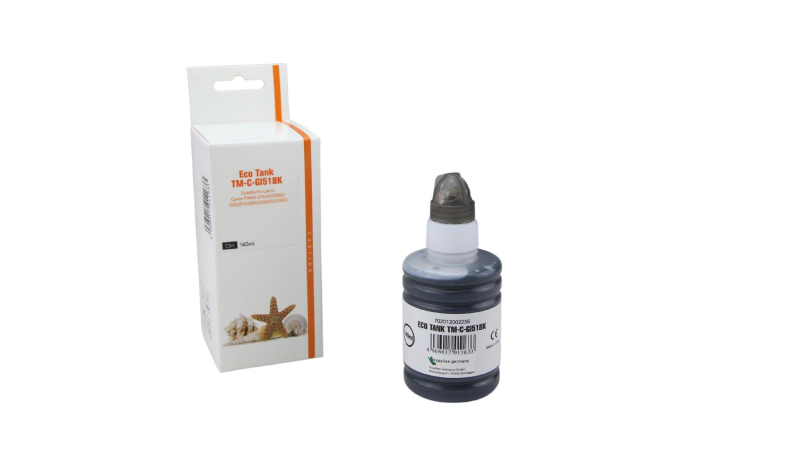 Kompatible GI-51 Schwarz Nachfülltinte für Canon ECO Tanksysteme (4529C001)