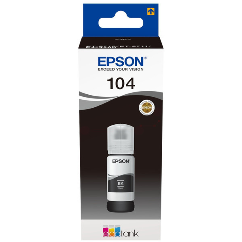 Epson T-104 Schwarz Nachfülltinte C13T00P140