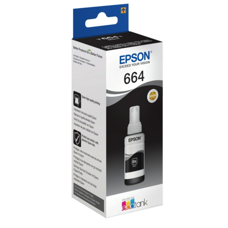 Epson T-6641 Schwarz Nachfülltinte C13T664140