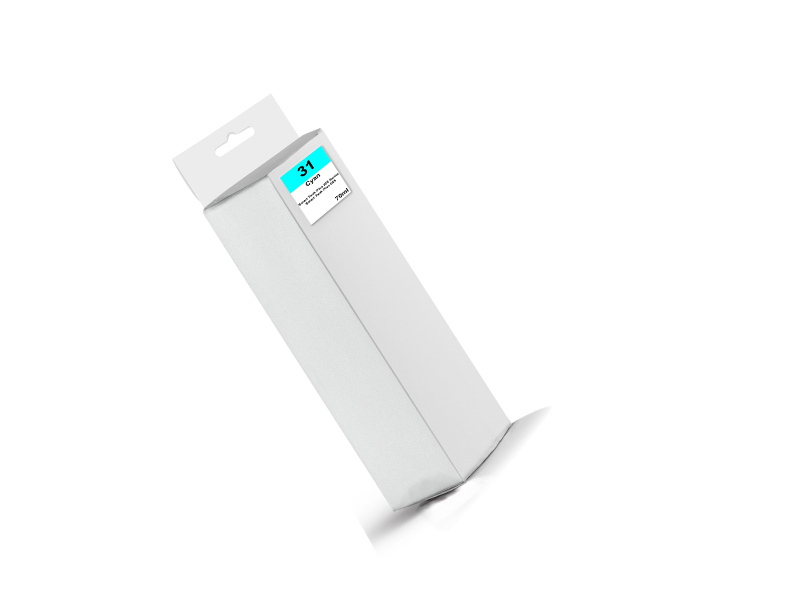 Kompatible Tinte ersetzt HP 31 Cyan ( 1VU26AE )