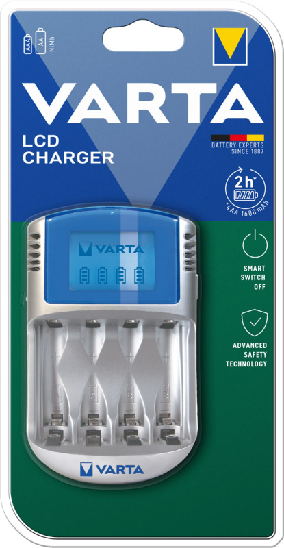 Varta Universal Ladegerät mit LCD-Display