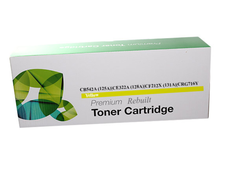 Recycelter HP CB542A Nr. 125A Premium Toner Yellow