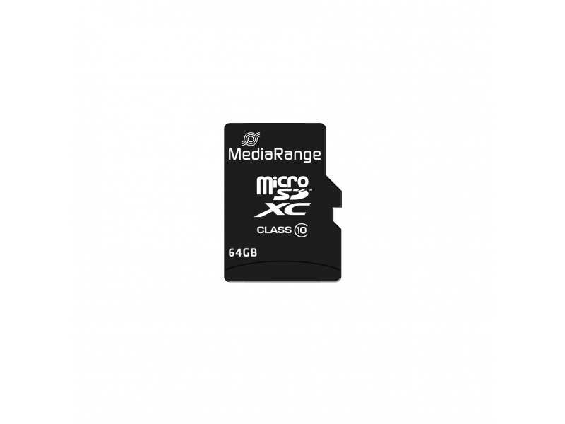MediaRange MicroSD Card 64GB Cl.10