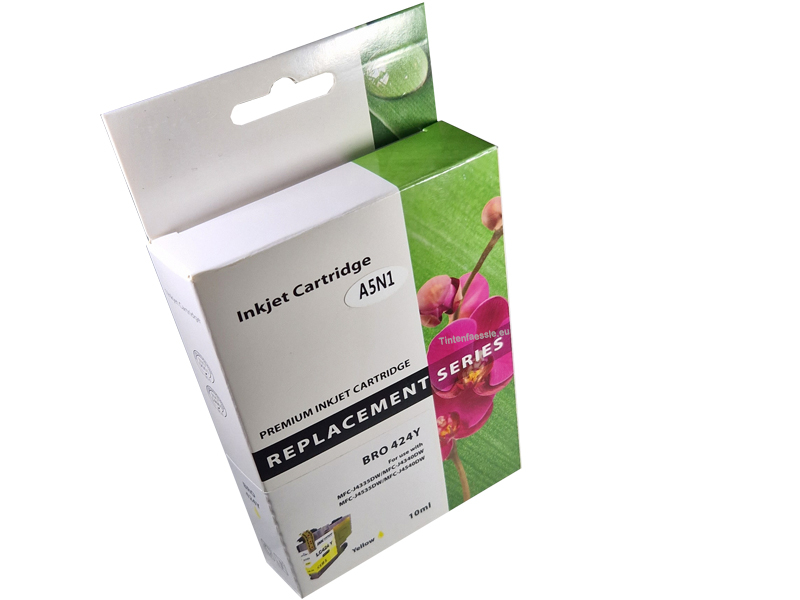 Kompatible LC-424 Brother Premium Tintenpatrone Yellow