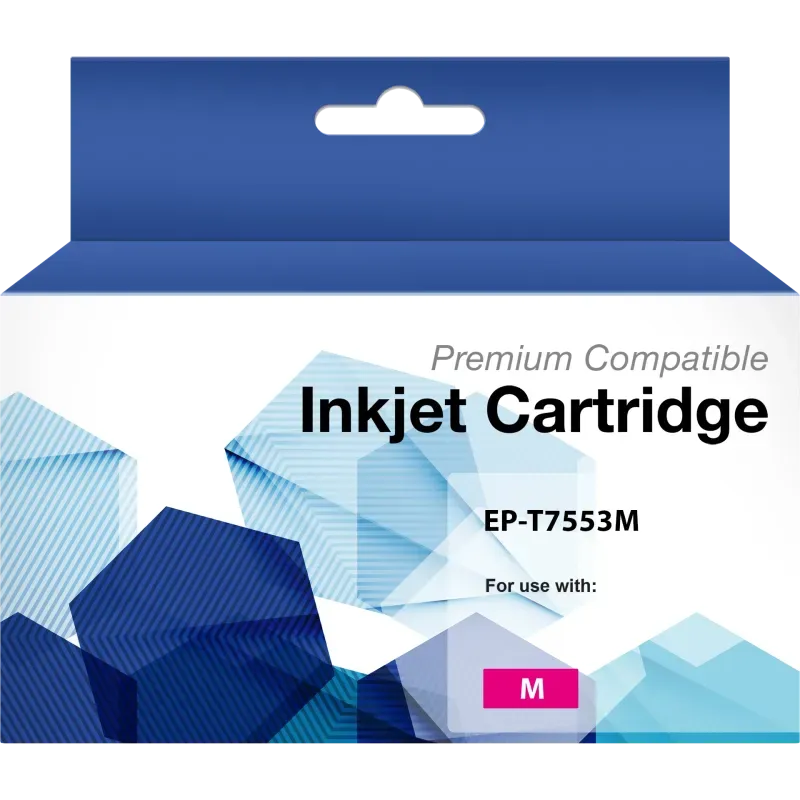 Kompatible T7553 Premium Tintenpatrone für Epson Magenta C13T75534N