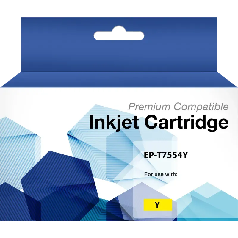Kompatible T7554 Premium Tintenpatrone für Epson Yellow C13T75544N