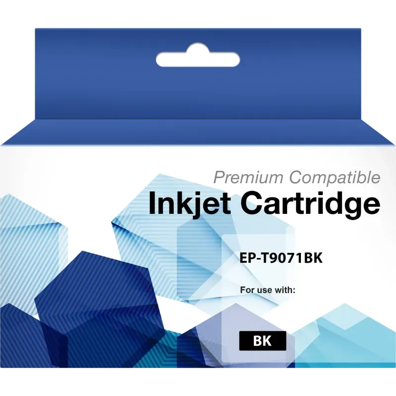 Kompatible T9071 Epson Premium Tintenpatrone Schwarz C13T90714N
