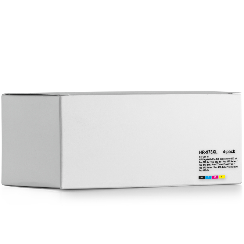 Rebuilt HP 973XL Tintenpatronen Rainbowkit