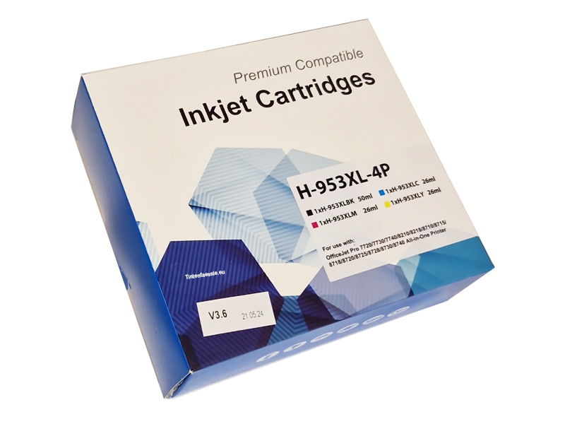 Kompatibler HP 953xl Premium Multipack ersetzt 3HZ52AE