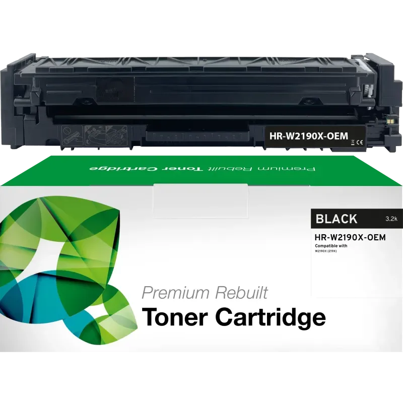 Recycelter W2190X Premium HP Toner Schwarz Nr. 219X