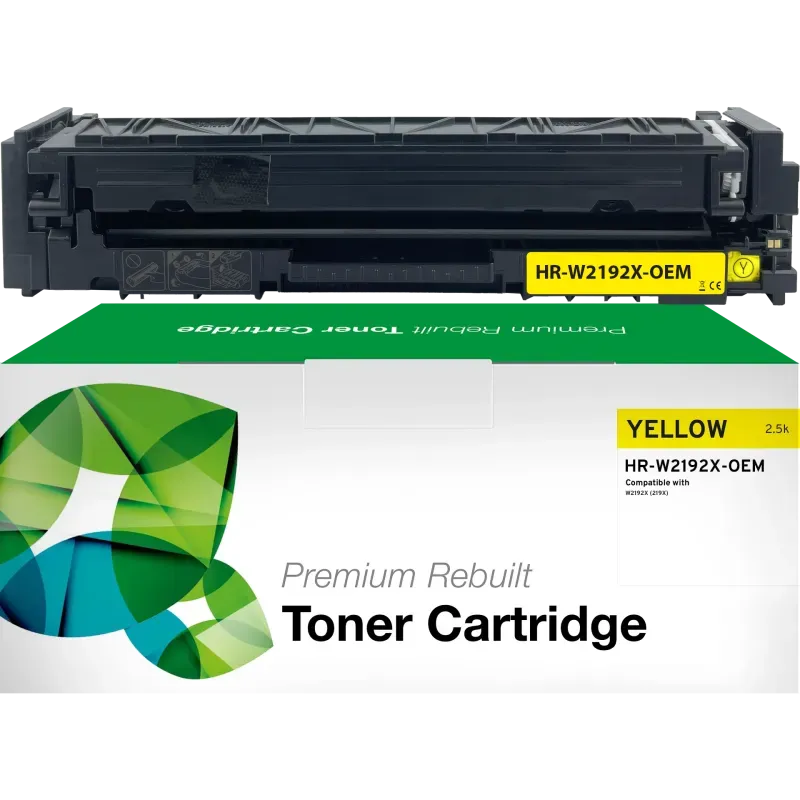 Recycelter W2192X Premium HP Toner Yellow Nr. 219X
