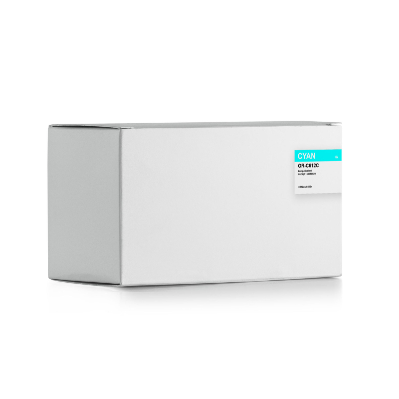 Rebuilt OKI C-612 Toner Cyan (46507507)