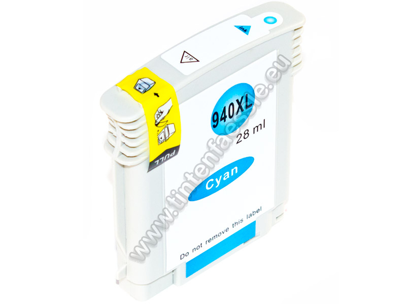 Kompatible HP 940XL Premium Rebuilt Tintenpatrone Cyan ersetzt C4907AE