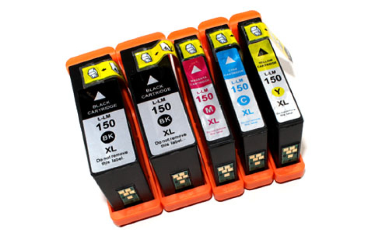 Kompatibler Multipack Lexmark 150xl (BK,BK,C,M,Y) 5 Patronen Rainbowkit