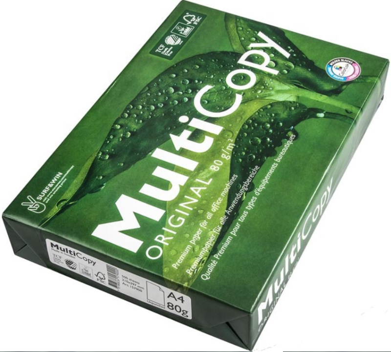 Kopierpapier Papyrus MultiCopy Original A4, 80g/qm, hochweiß, 500 Blatt