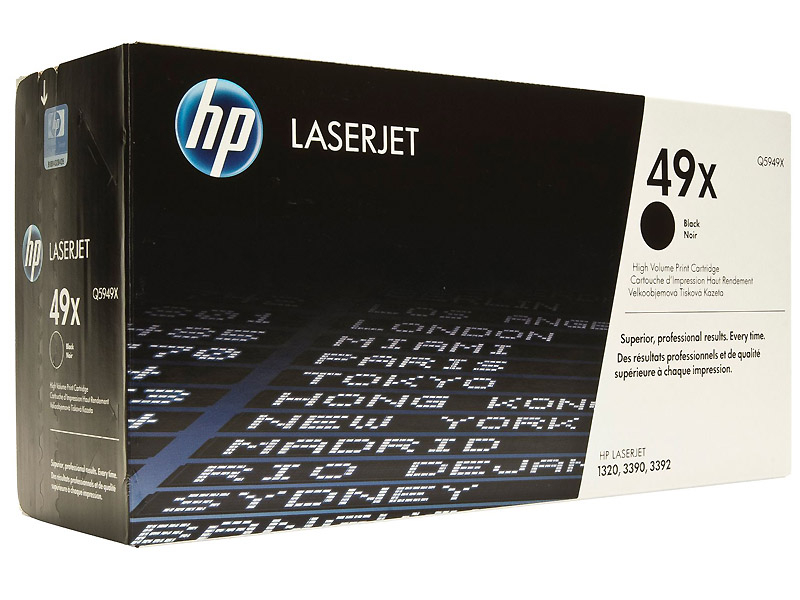 HP 49X Original HP LaserJet Tonerkartusche Schwarz mit hoher Reichweite