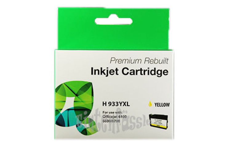 Kompatible HP 933XL Premium Rebuilt Tintenpatrone Yellow ersetzt CN056E