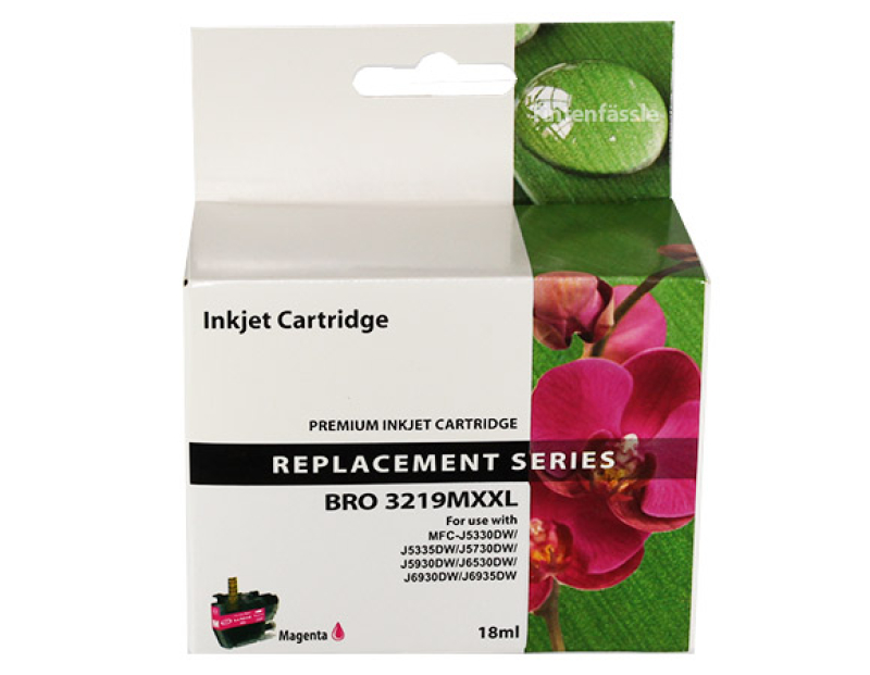 Kompatible LC-3219 XL Brother Premium Tintenpatrone Magenta 18ml