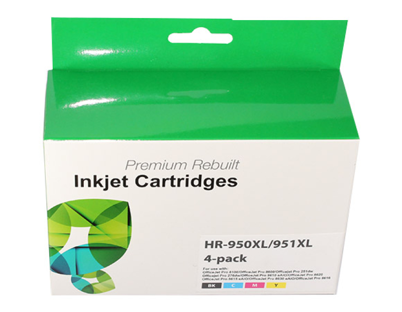 Recycelte HP 950XL - 951XL Premium Tintenpatronen Multipack ersetzt C2P43AE