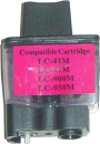 Brother LC 900 magenta, kompatible Druckerpatrone mit 18ml Inhalt, ersetzt die Brother LC-900M