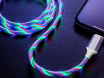 Reekin 2A Kabel MicroUSB 1 Meter (LED Floating Light Up RGB)