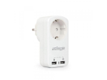 EnerGenie Zwischenstecker mit integriertem USB-Ladegerät