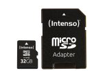 Intenso MicroSDHC 32GB +Adapter CL4