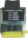 Brother LC 900 black, kompatible Druckerpatrone mit 25ml Inhalt, ersetzt die Brother LC-900BK