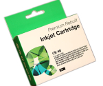 Canon PG-40 kompatible Premium Druckkopfpatrone, refill, black mit 25ml Inhalt, ersetzt Canon PG-40